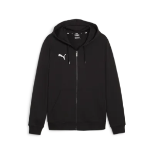 PUMA TEAMGOAL CASUALS HOODED JACKET JR – BLACK (03)