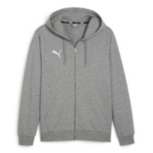 PUMA TEAMGOAL CASUALS HOODED JACKET JR – GRAY (33)
