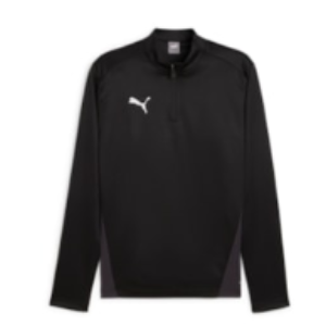 PUMA TEAMGOAL TRAINING 1/4 ZIP TOP – BLACK (03)